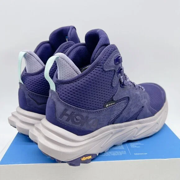 Hoka One One Anacapa 2 Mid GTX Trail Hiking Shoe Boots NIGHT SKY/OPAL Wms US 8.5